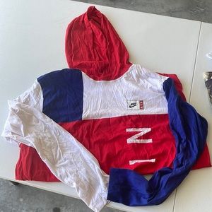 Nike long sleeve hooded T-shirt